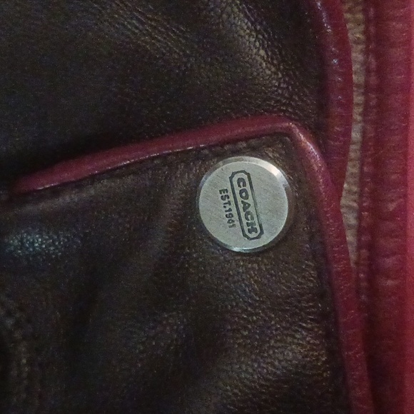 Coach Brown Driving Leather Gloves L - Picture 2 of 7